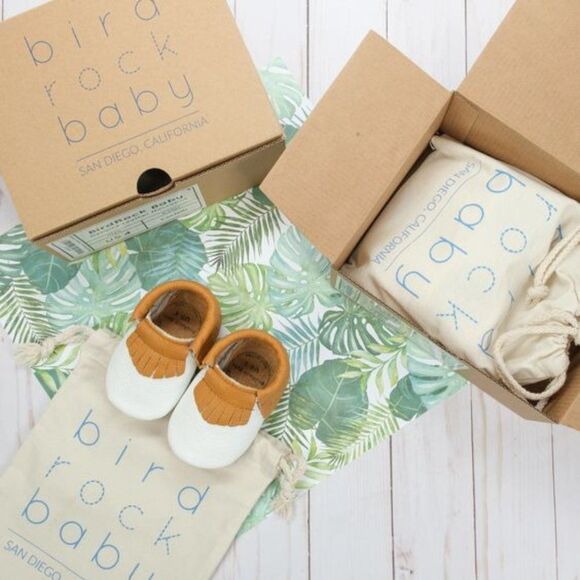 bird Rock Baby Harvest Moccasins - Picture 7 of 7